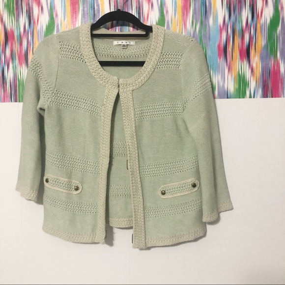 Cabi Mint Green Society Cardigan - Picture 6 of 9